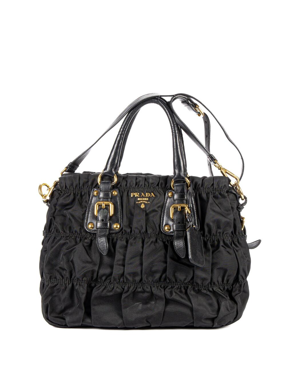 Prada Gaufre Convertible Tote Leather #376560P95B